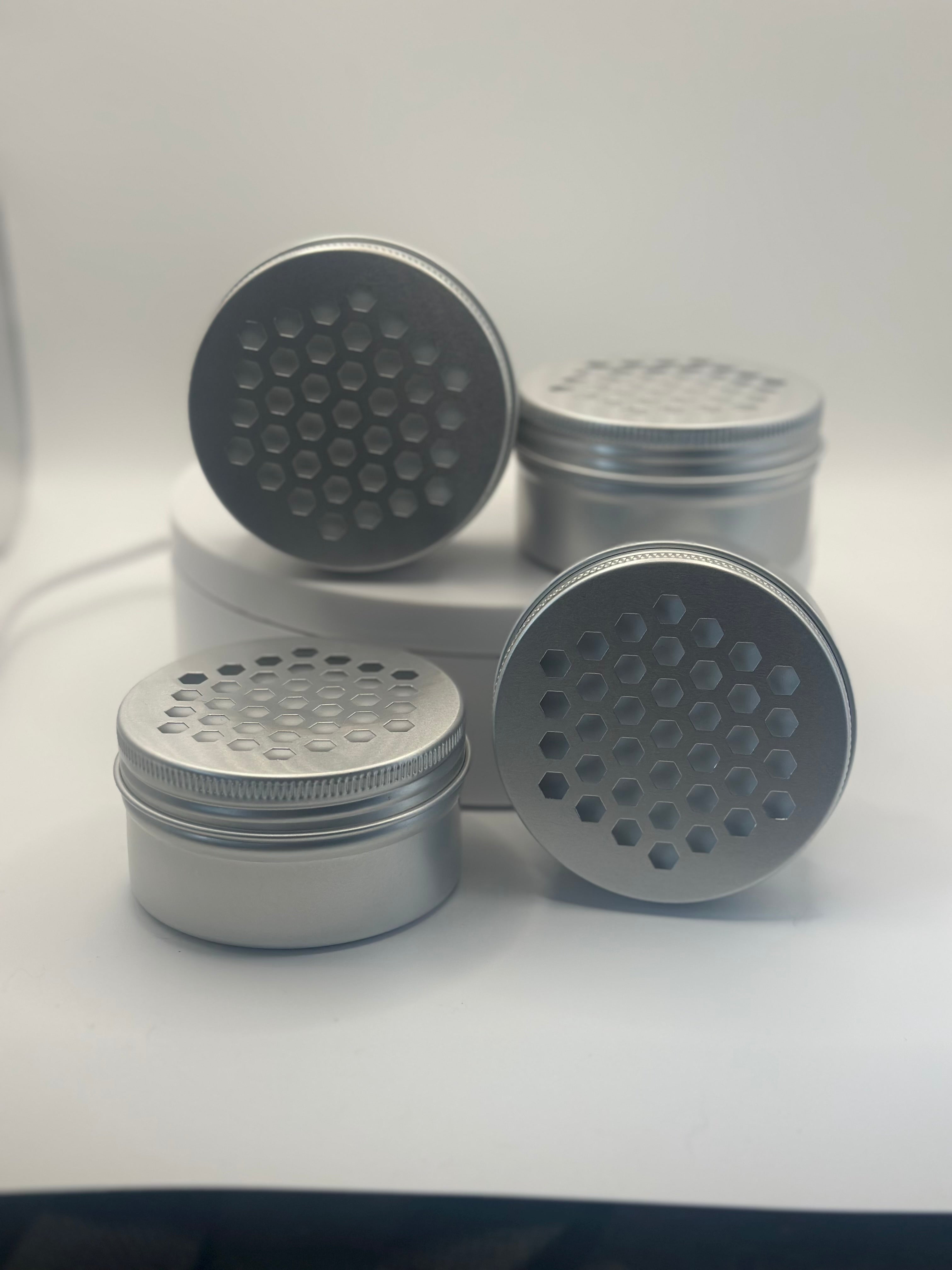 Premium Scentwork Tins for Dog Training | Honeycomb Perforated Lids