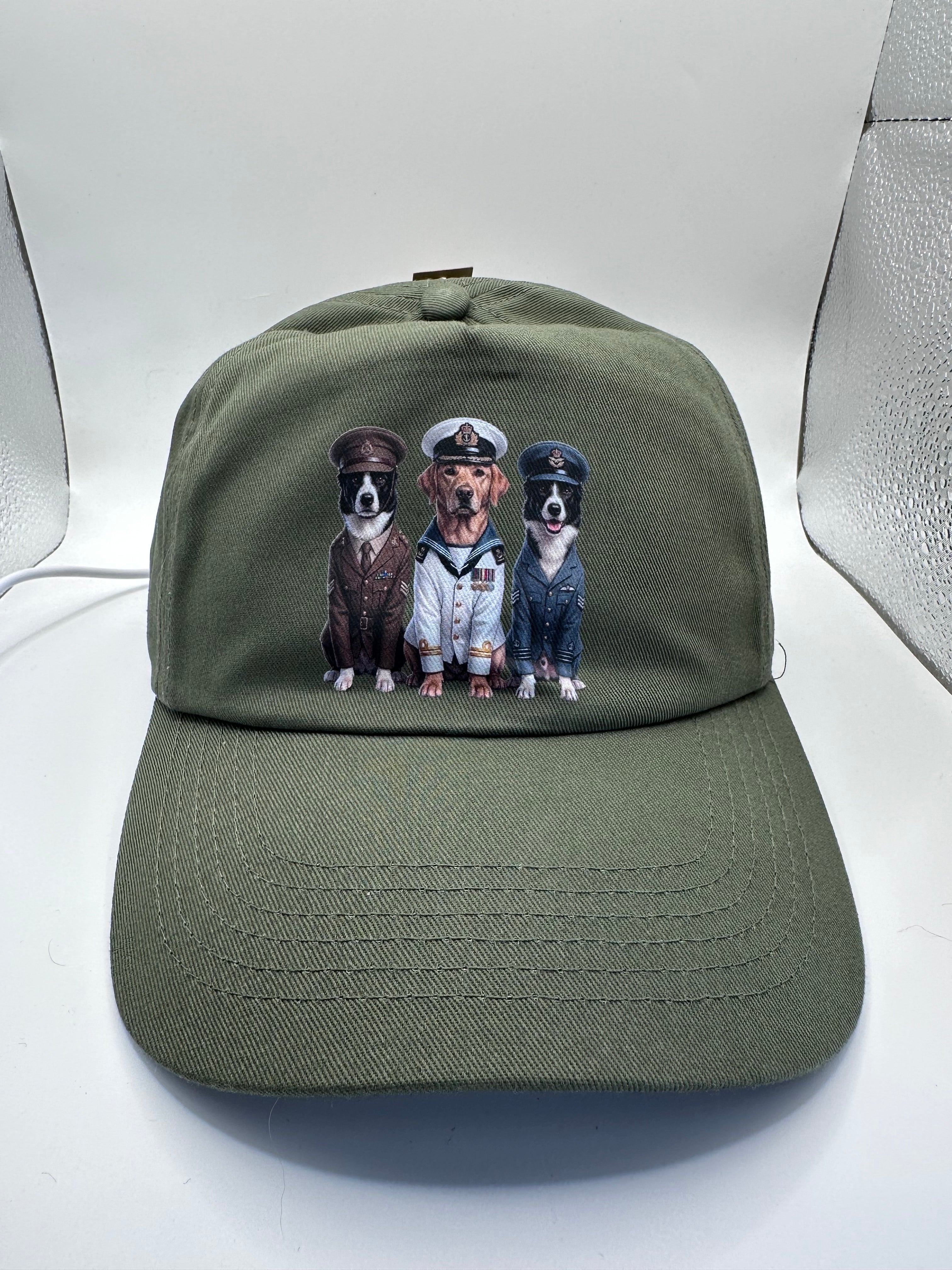 Custom Hand-Illustrated Dog Portrait Baseball Cap