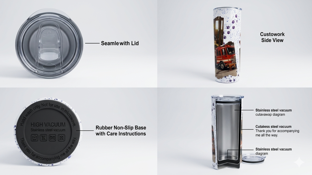 🐾 Scentwork Suite 20oz Premium Skinny Tumbler – Hot & Cold All-Year Companion
