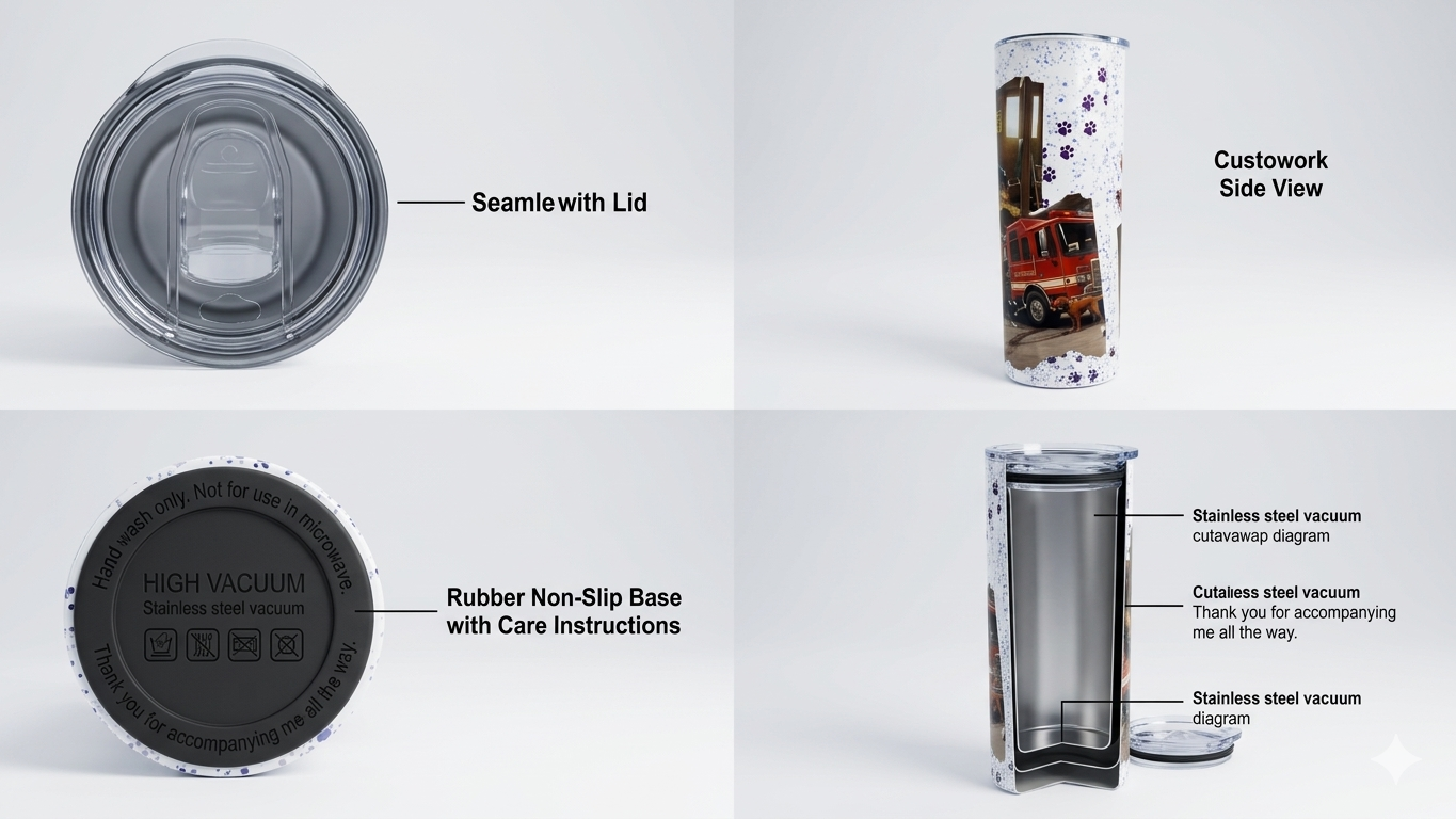 🐾 Scentwork Suite 20oz Premium Skinny Tumbler – Hot & Cold All-Year Companion