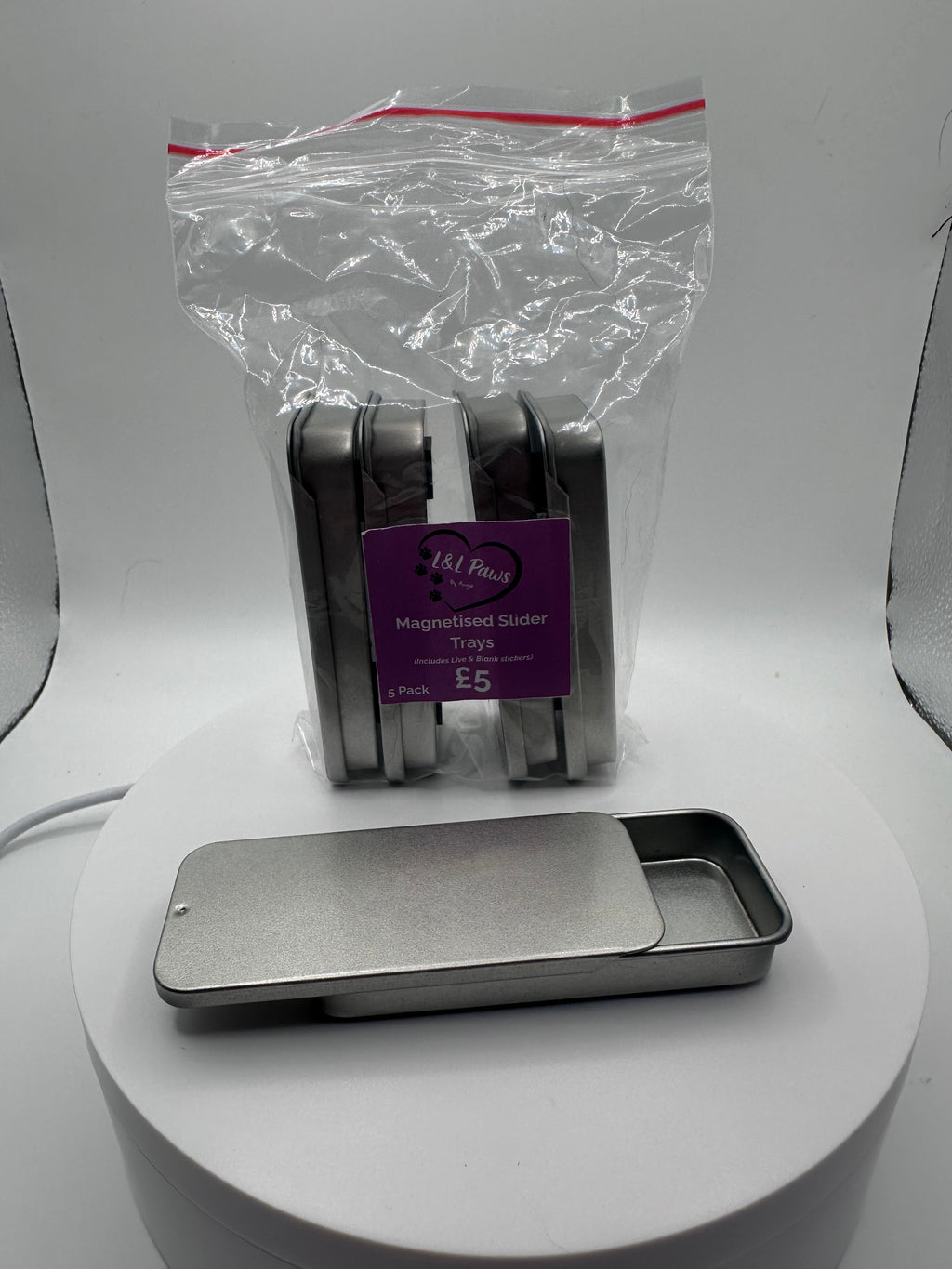🐾 Magnetised Slider Trays (5 Pack) – Perfect for Scentwork 🐾