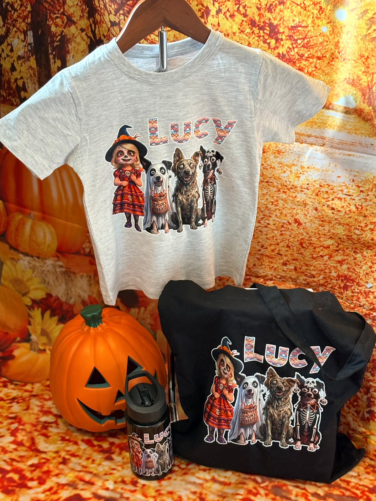 Custom Halloween Kids T-Shirt | Personalized Children's Spooky Printed Top
