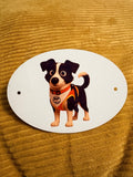 🎨 Personalised Aluminum Name Plaques – Perfect for Pets & Playrooms!
