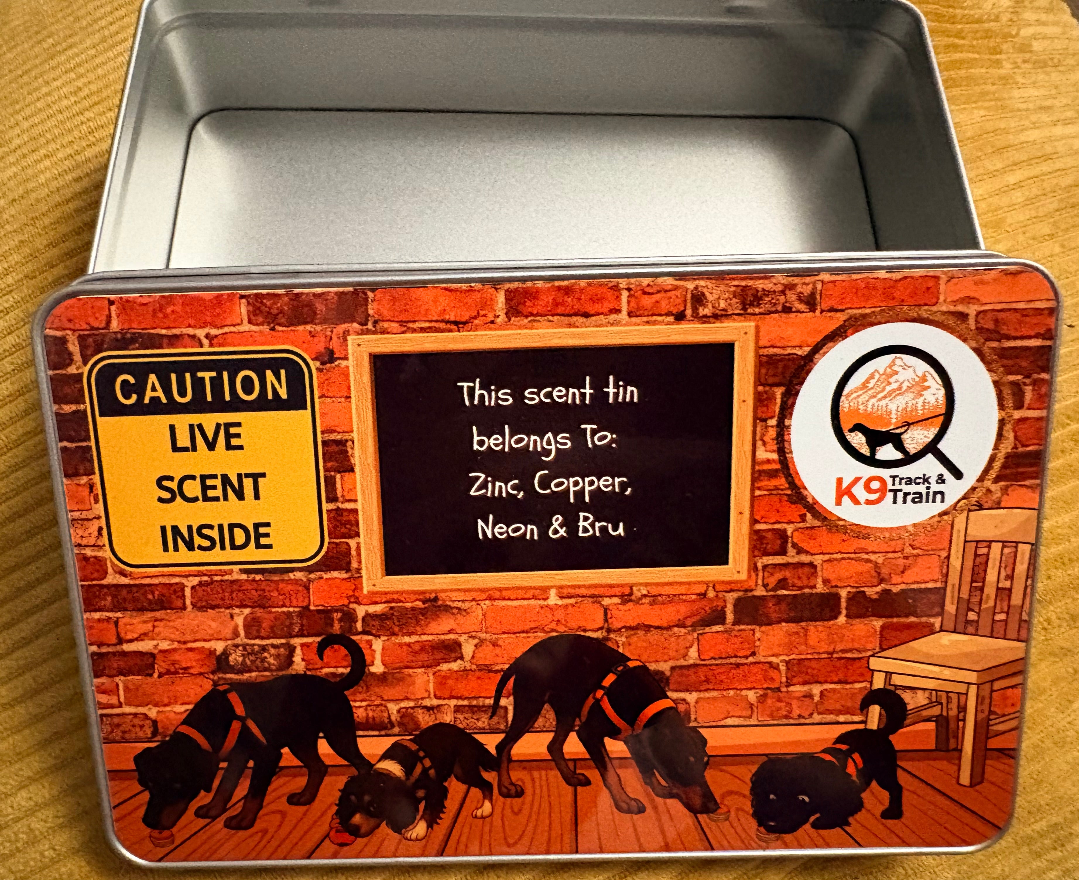Customised Scentwork Tin