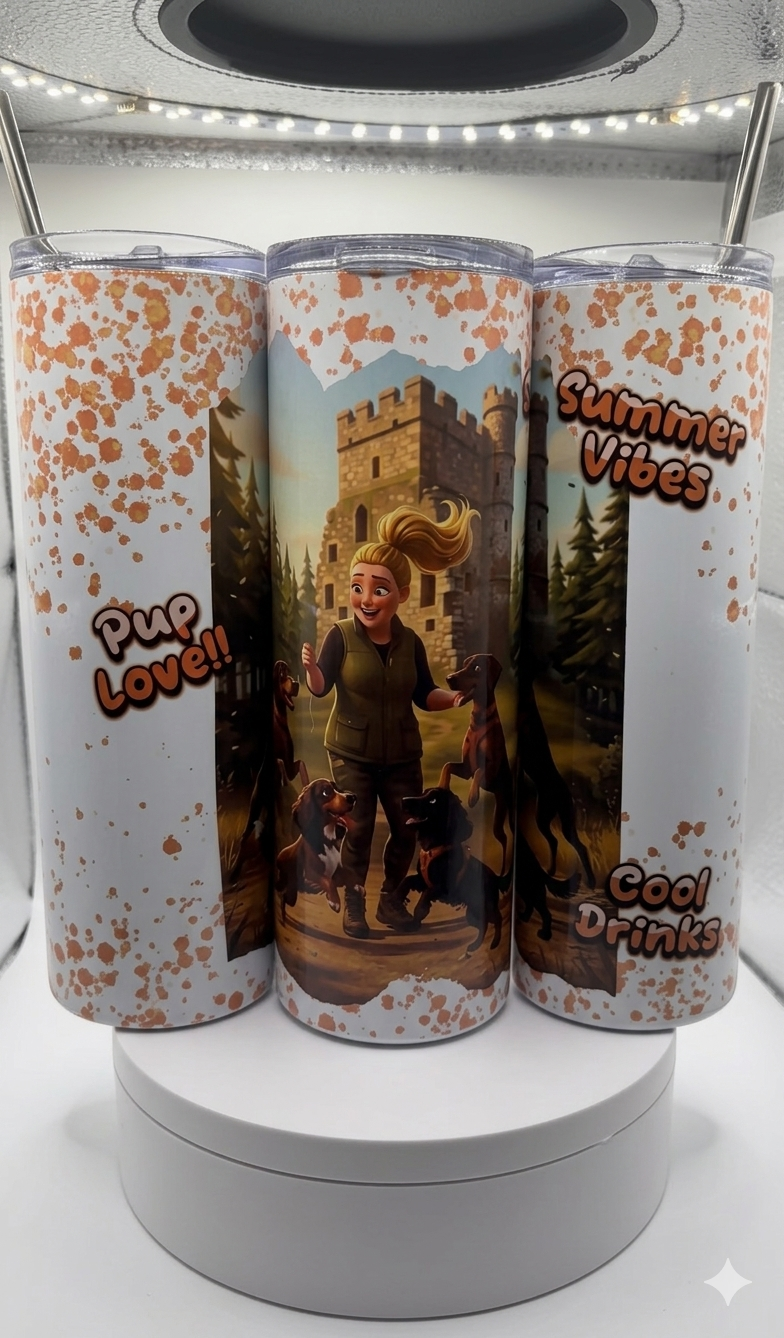 Custom Personalised Character Tumbler – Your Photos, Your Story