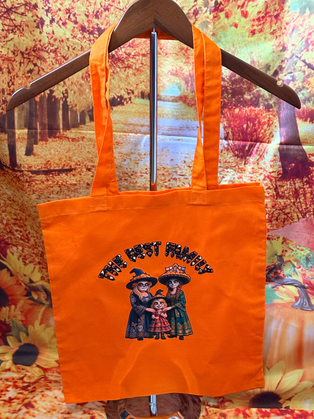 Custom Halloween Trick-or-Treat Tote Bags | Personalized Pet & Family Spooky Bags