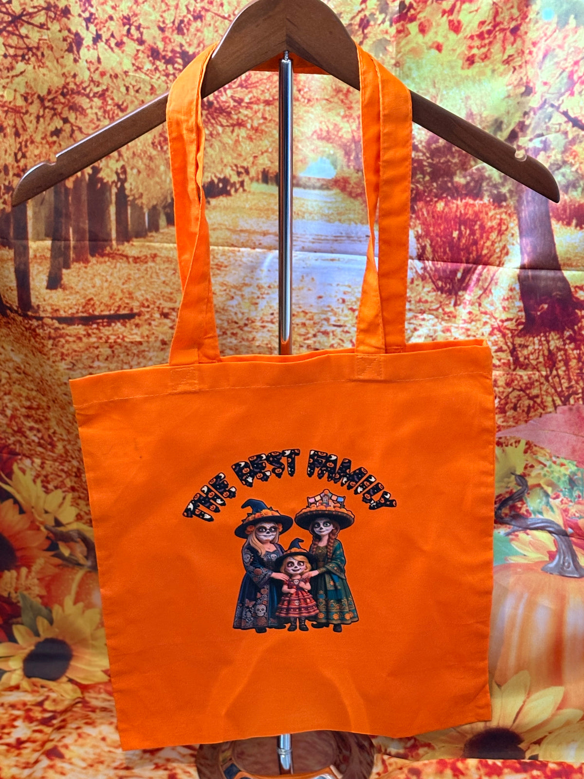 Custom Halloween Trick-or-Treat Tote Bags | Personalized Pet & Family Spooky Bags