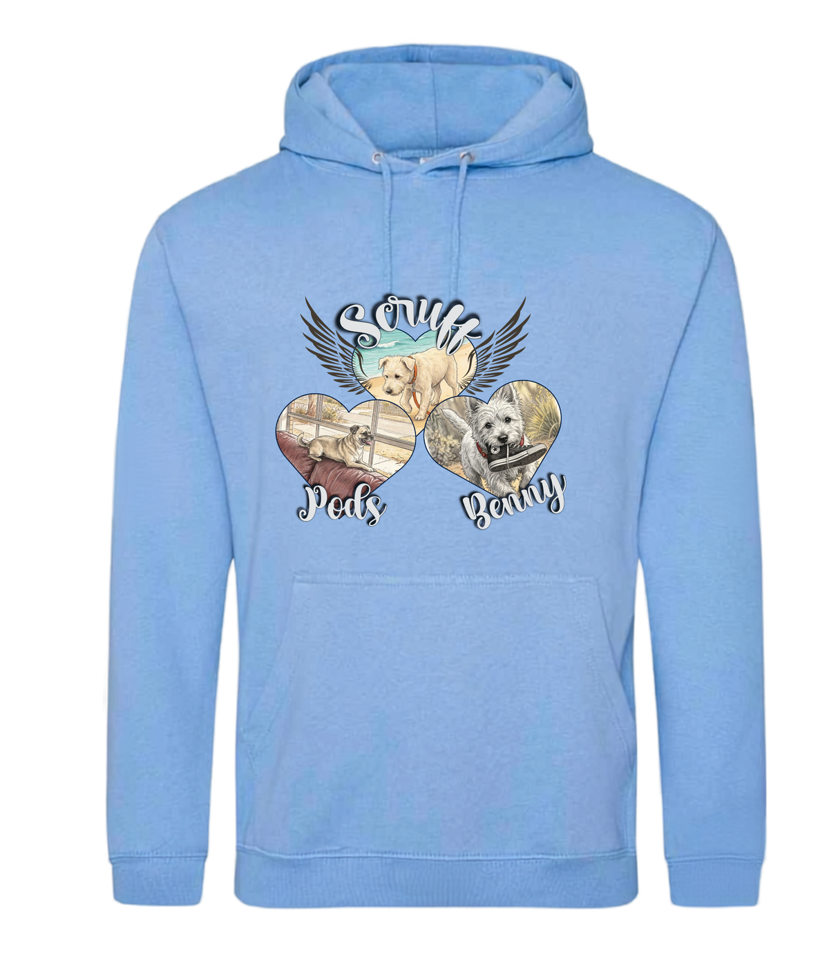 Personalised The Heart Pack Hoodie