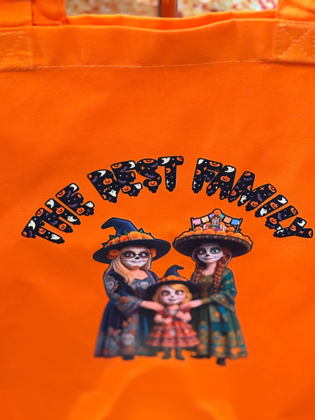 Custom Halloween Trick-or-Treat Tote Bags | Personalized Pet & Family Spooky Bags