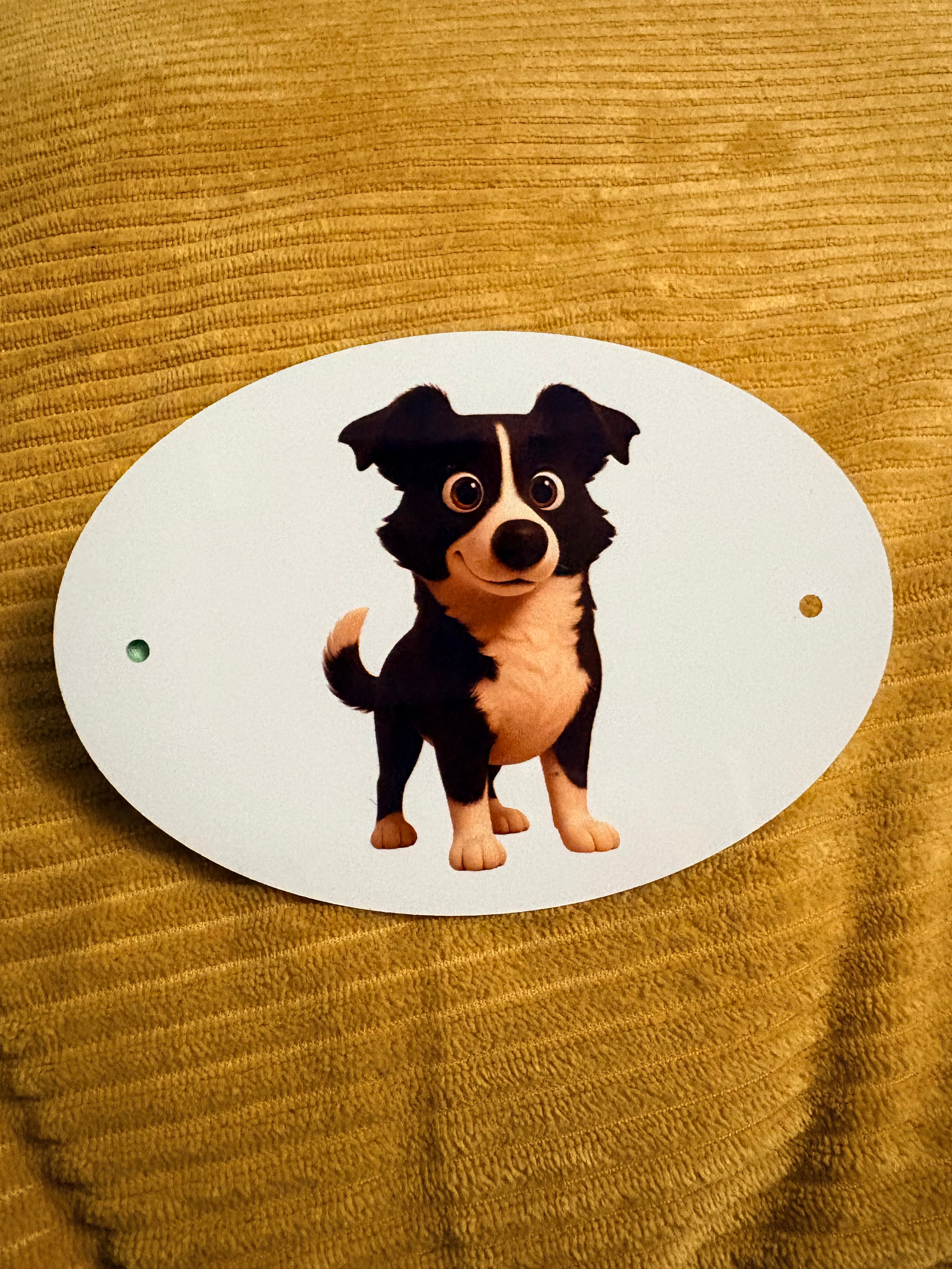 🎨 Personalised Aluminum Name Plaques – Perfect for Pets & Playrooms!