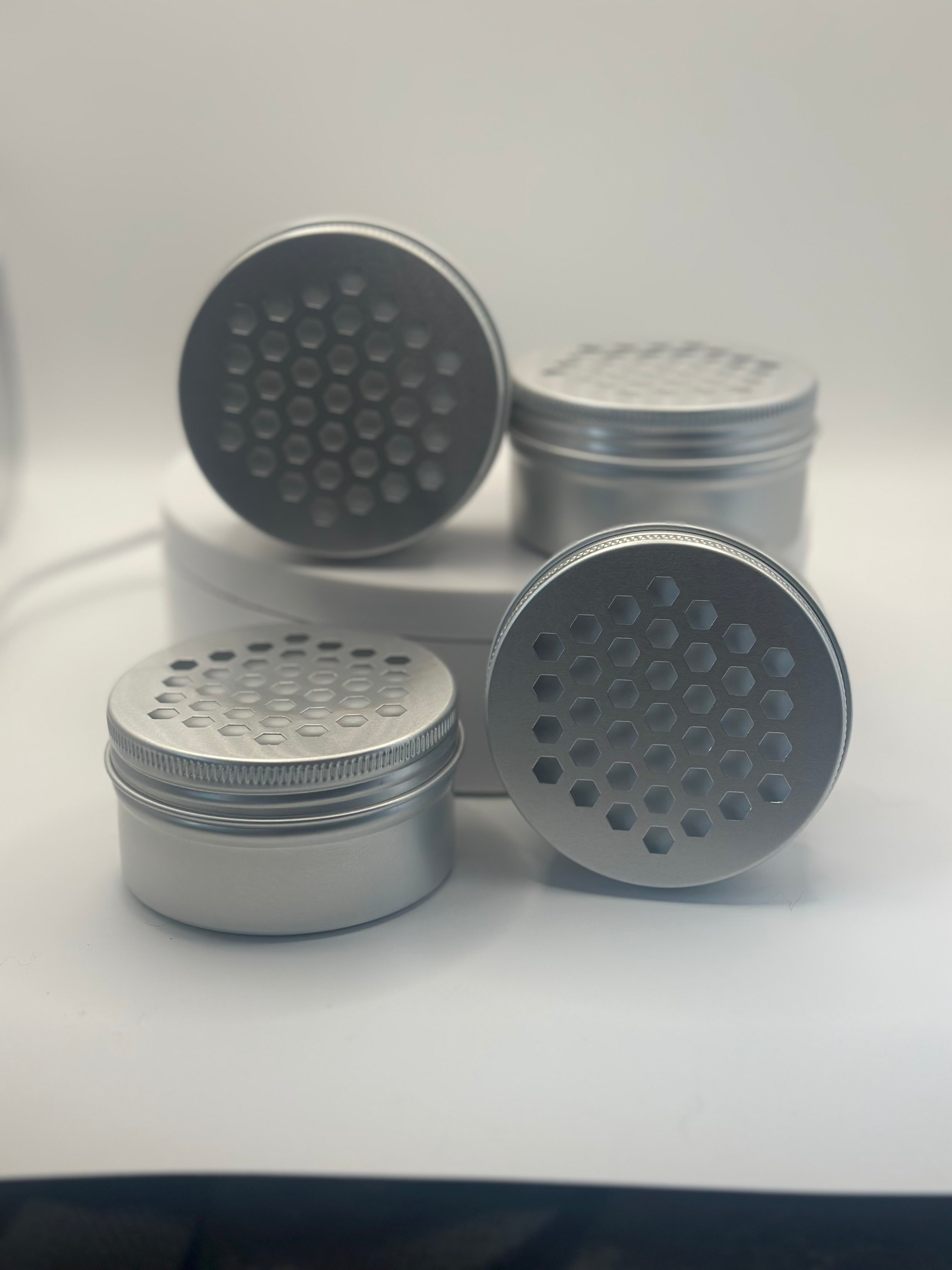 Premium Scentwork Tins for Dog Training | Honeycomb Perforated Lids