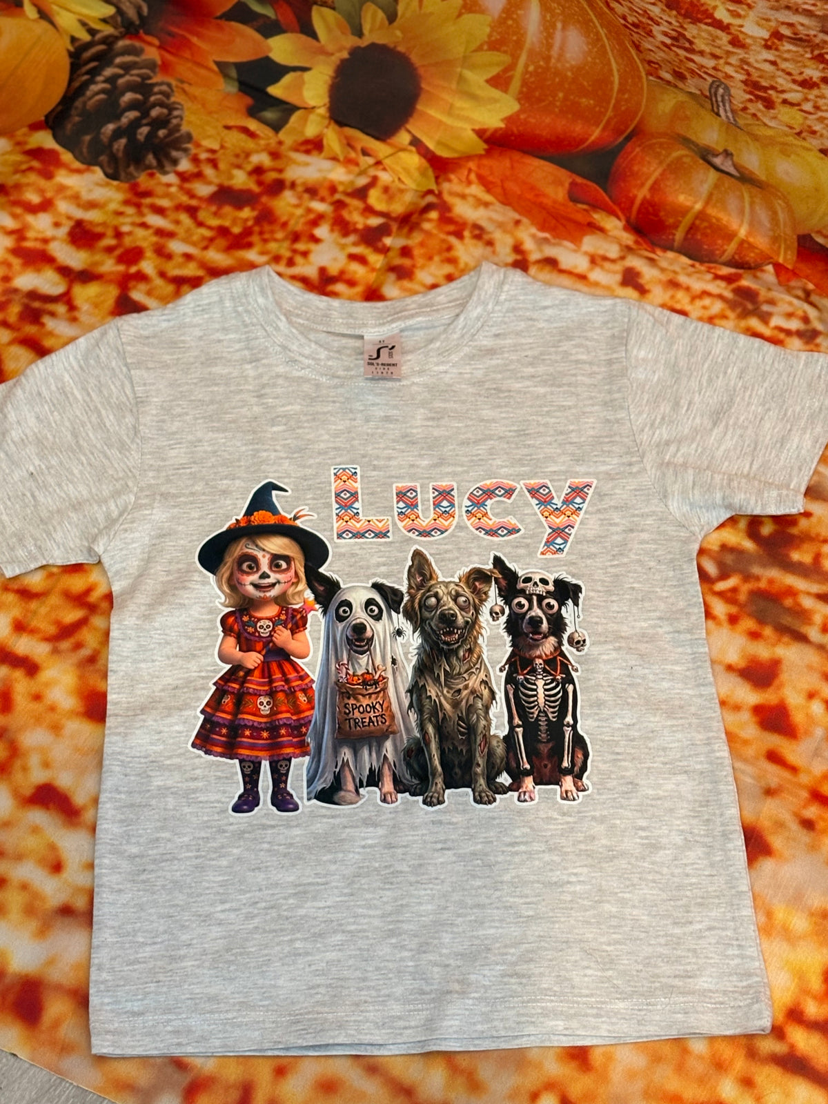 Custom Halloween Kids T-Shirt | Personalized Children's Spooky Printed Top