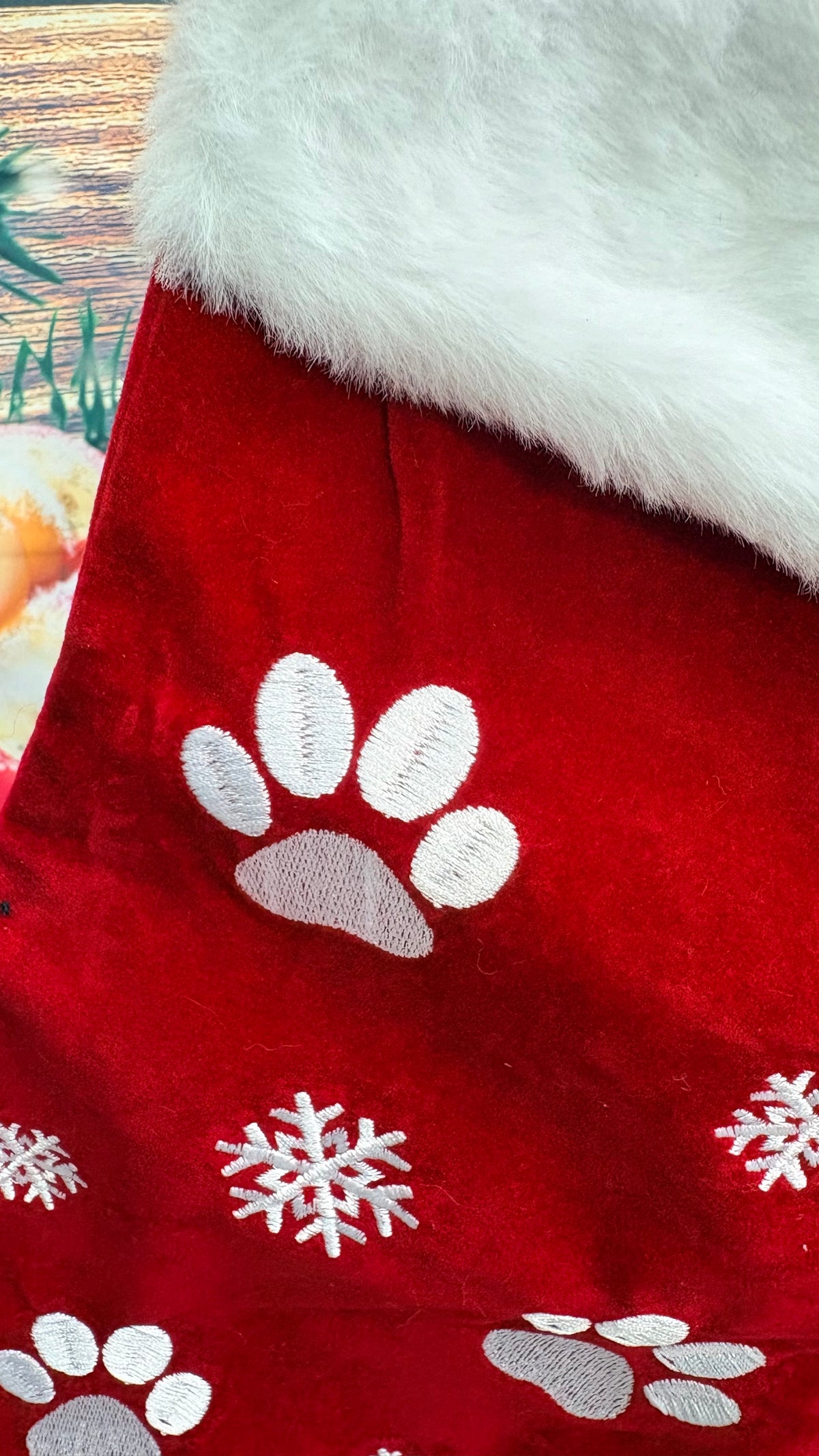 Personalised Luxury Dog Christmas Stocking