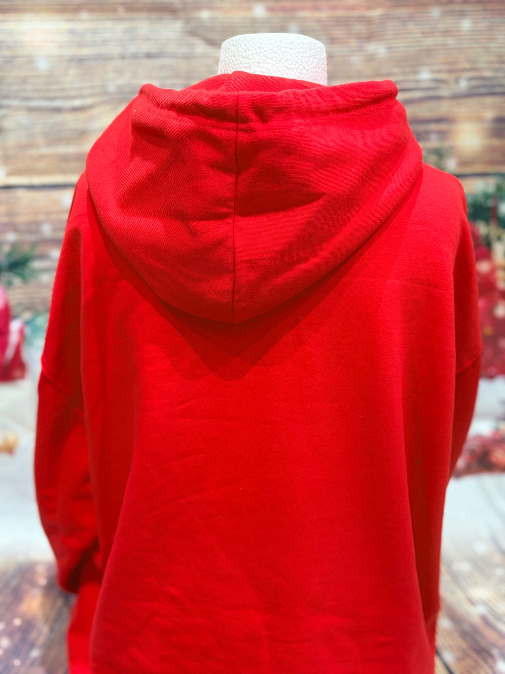 Personalised Adult Sleigh Bells, Dog Tails & Christmas Trails Hoodie