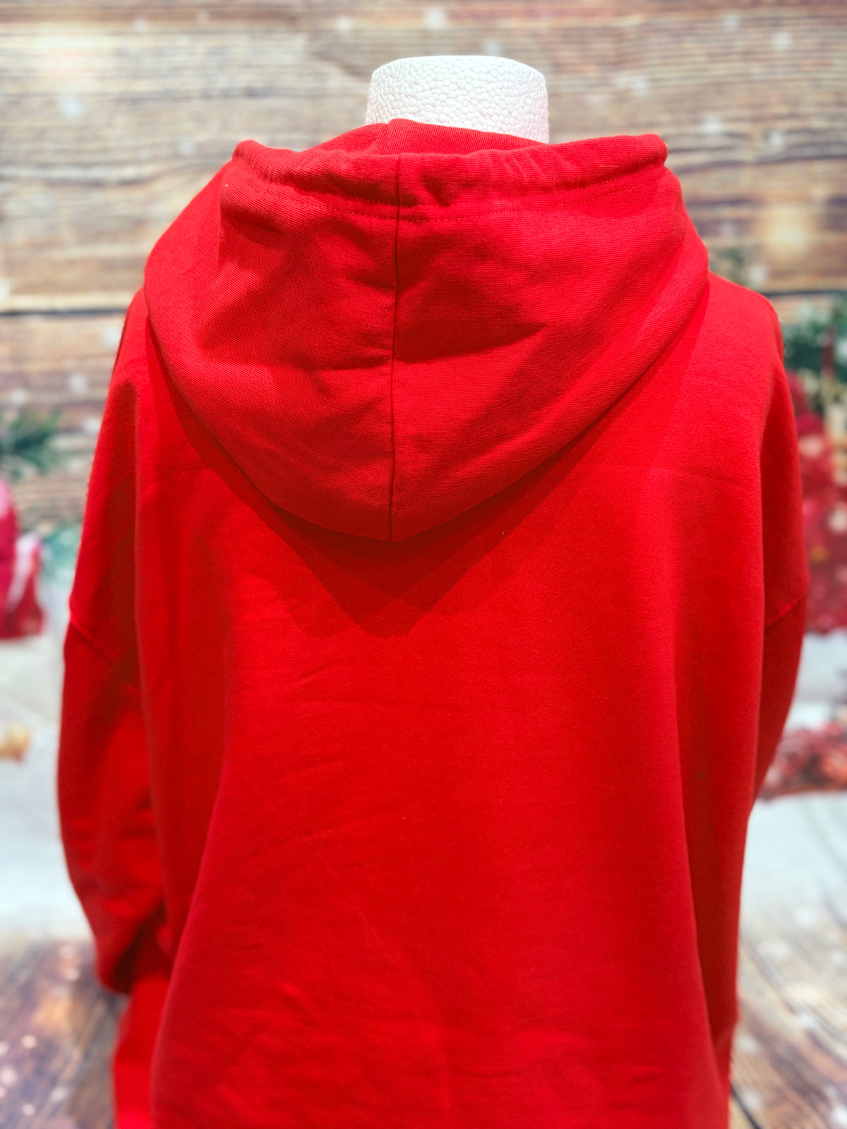 Personalised Adult Sleigh Bells, Dog Tails & Christmas Trails Hoodie